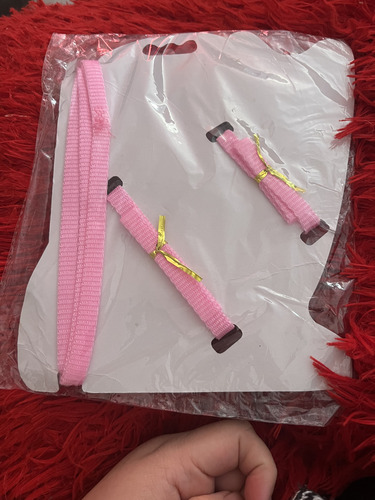Arnés Rosa Para Gatita / Ajustable