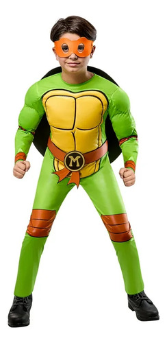 Disfraz Tortugas Ninja 4 En 1 Talla Mediano