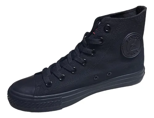 Zapatillas negras con caña hotsell