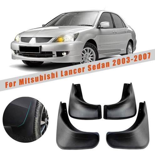 Guardabarro Coche Para Mitsubishi Lancer Sedan Aleta Trasero