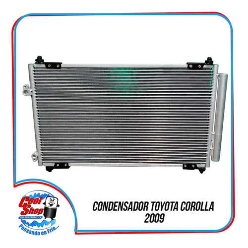 Condensador Toyota Corolla 2009 2010 2011 2012 2013 2014 