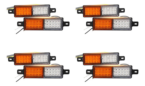 8 Luces Led De 12 V, 30 Led, Coche, Camión, Bar, Barra