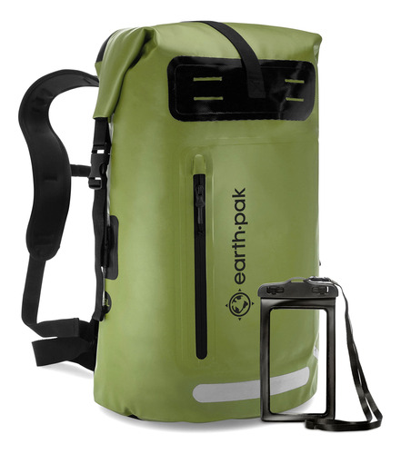 Earth Pak Mochila Impermeable: 35l / 55l / 85l - Cierre Enro