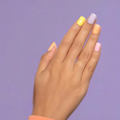 Unhas Postiças Kiss Ny Joy Collection Quadrada 24un Jn03b