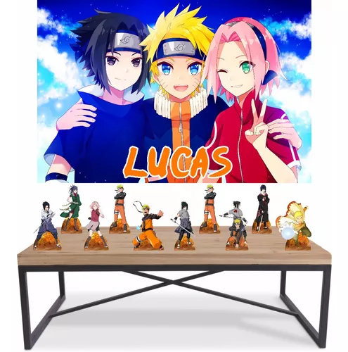 KIT COMPLETO NARUTO - PAINEL E DISPLAYS MDF