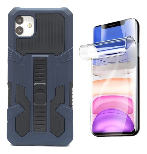 Funda + Mica Para Samsung A04 Case Protector Uso Rudo Rigido