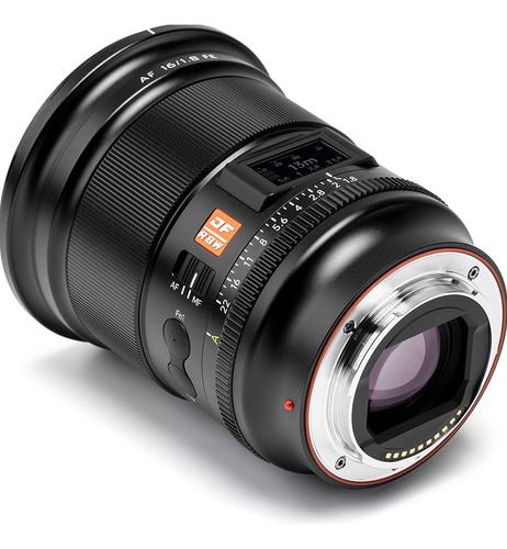 Lente Ultra Grande Angular Viltrox 16mm F1.8 Para Sony E