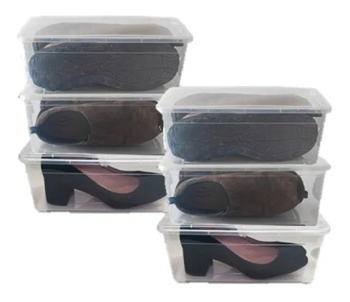 Set X 6 Caja Ideal Zapatos Colobox Vista N1 Colombraro