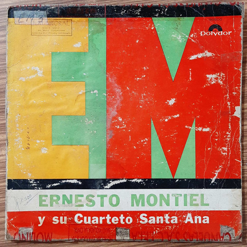 Portada Ernesto Montiel Y Su Cuarteto Santa Ana E. M. P1