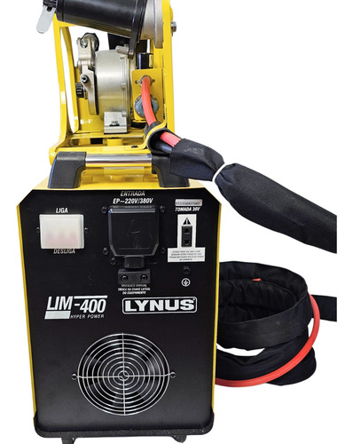 Inversora De Solda Com Cabeçote Externo Lim-400hp Lynus