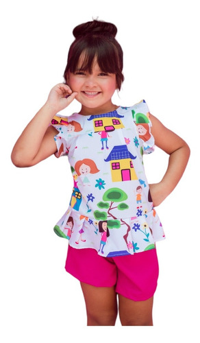 Conjunto Infantil Juvenil Menina Mini Diva Blogueirinha 