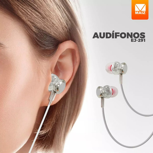 Audífonos Alámbricos Manos Libres Micrófono In Ear
