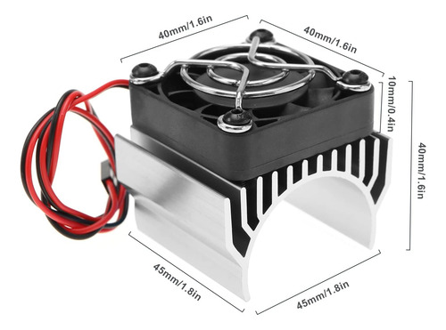 Create Idea Rc Motor Disipador De Calor Con Ventilador De Re
