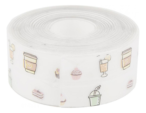 Cinta Impermeable 3,8 Cm X 3,2 M Pvc Elegante Cocina Baño Hu