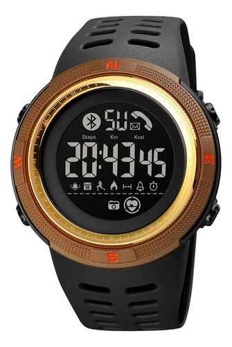 Reloj Digital Deportivo Sumergible Skmei 1251 Color Dorado