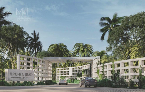 Terreno En Venta Xpu-ha Beach Duna 604 M2 Con Club De Playa. Riviera Maya