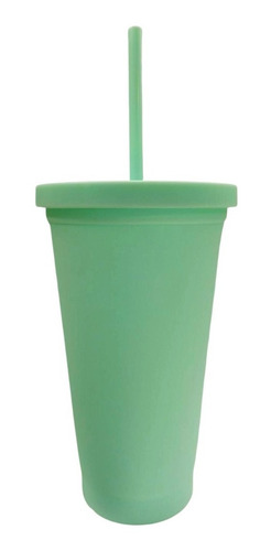 Imagen 1 de 1 de Vaso Reutilizable 470ml Tapa Sorbete Colores Pastel Lisos
