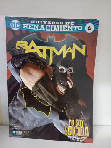 Batman 6 Yo Soy Suicida - Renacimiento Ed. Ecc Argentina
