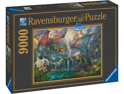 Rompecabezas Tierra De Dragones Y Fantasia 9000 Ravensburger