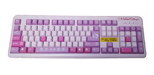 Teclado Hello Kitty Computadora Laptop Pc Regalo Niña