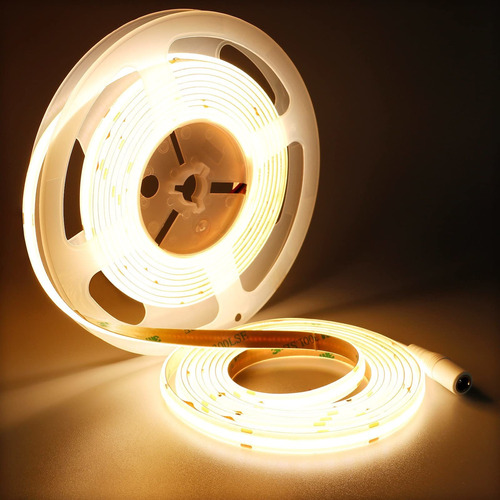 Topai Tira Luz Led Cob Color Blanco Calido Cri Pie Alta Para