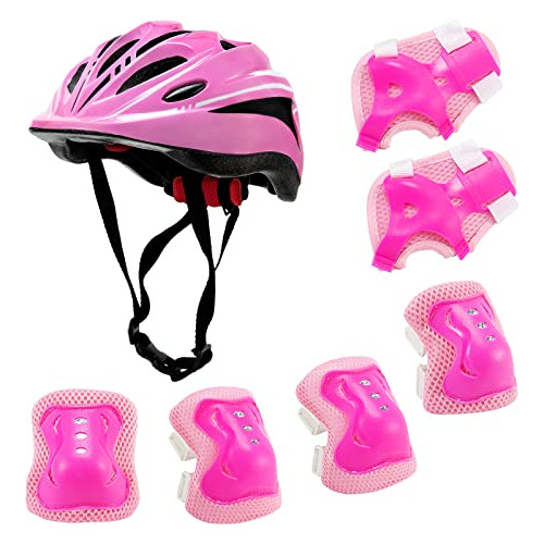 Kids Bike Helmet Protective Gear, Toddler Helmet Safety Set,