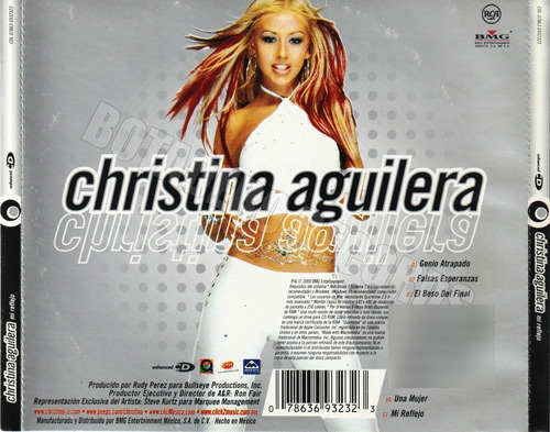 Christina Aguilera Mi Reflejo Cd Enhanced 2000 Estándar (Usado)