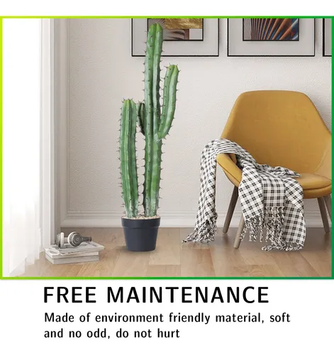 Anthouseplant Cactus Artificial De Cactus Grande Falso De 36