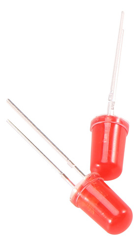 1000 Diodos Emisores De Luz Con Borde De Pata Corta, F5/5 M,