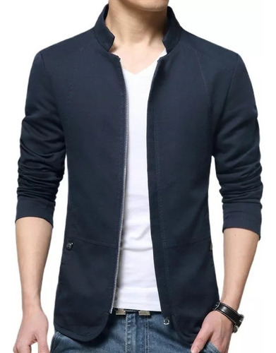 Chaqueta De Cuello Alto Para Hombre De Talla Grande, Abrigo