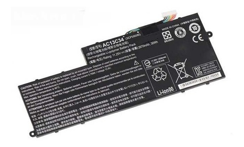 1batería P/ Acer Aspire V5-122p V5-132 E3-111 E3-112 Ac13c34