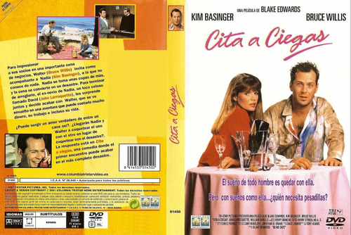 Cita A Ciegas- Blind Date- Kim Bassinger - Bruce Willis Dvd