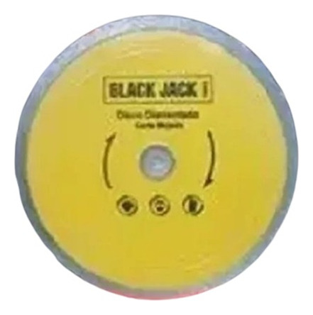 Disco Diamantado Corte Mojado 115 Mm Black Jack J441