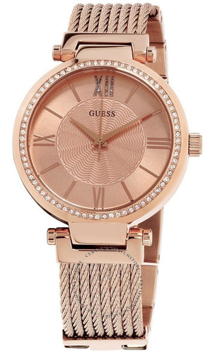 Relógio Guess W0638l4 Soho Rose Original Completo Com Caixa