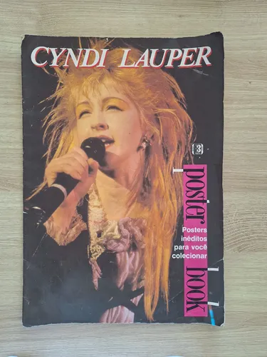 Revista Pôster Book Cyndi Lauper | Parcelamento sem juros