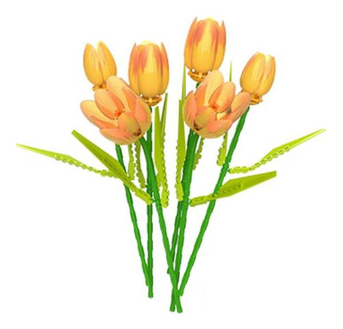Conjunto De Flores Artificiais Decorativas - Tulipa