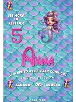 Comprar Sirenas Kit Cumpleaños Imprimible Editable Candy