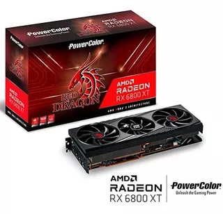 Powercolor Red Dragon Amd Radeon Rx 6800 Xt Tarjeta Gráfica