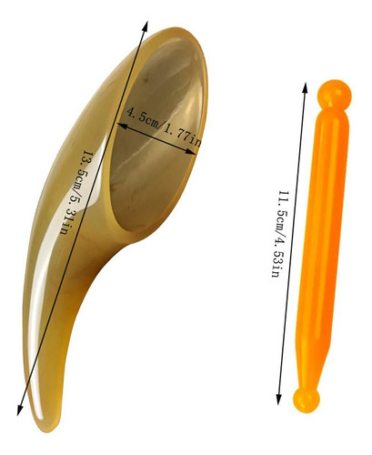 Jgo 2 Herramientas Para Gua Sha Raspador Cuerno Raspador Tab