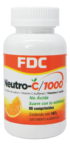 Neutro C 1000 Mg X 90 Comprimidos Sabor Sin Sabor