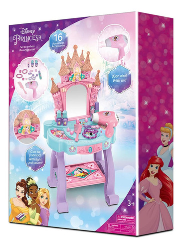 Disney Princess Set De Belleza Con Luz Y Sonido