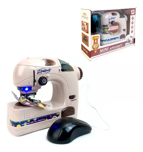 Mini maquina de coser infantil juguetes electrodomestico GENERICO