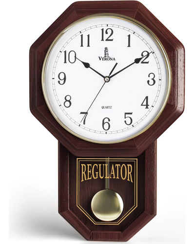 Reloj De Pared De Péndulo - Reloj Regulador - Reloj De Pared