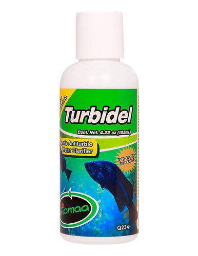 Aclarador De Agua Acuarios Turbidel 125 Ml Biomaa