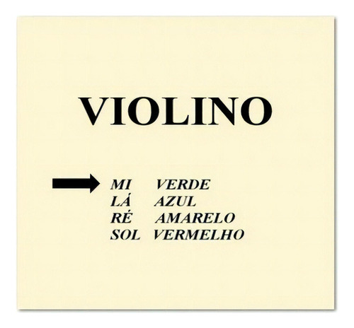 ( Kit ) 3 Cordas Mi avulsas Mauro Calixto para Violino