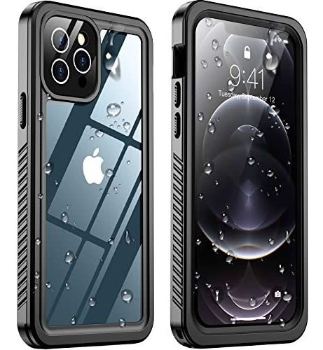 Temdan Para iPhone 12 Pro Max Caja Impermeable,con T7sgu