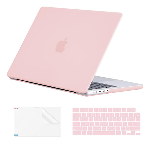 Funda Eoocoo Para Macbook Pro 14 M1 Pro/max +c/tec Pink