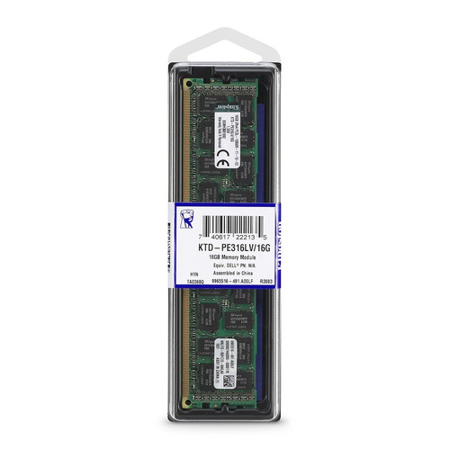 Dimm De Memoria Kingston Technology 16gb 1600mhz Ddr3 Ecc Re