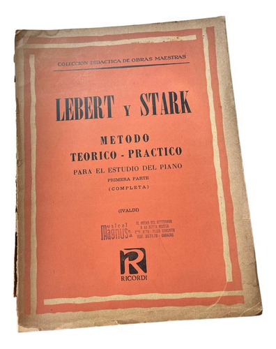 Método Teórico Practico Del Piano Lebert Y Stark 1ra Parte