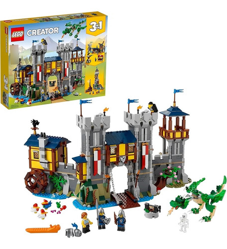 Lego Creator 3en1 Castillo Medieval Castle 1426 Castillo